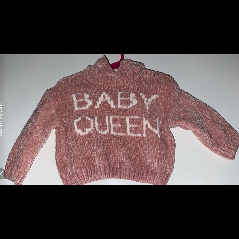 Baby queen Zara sweater 9-12 great condition